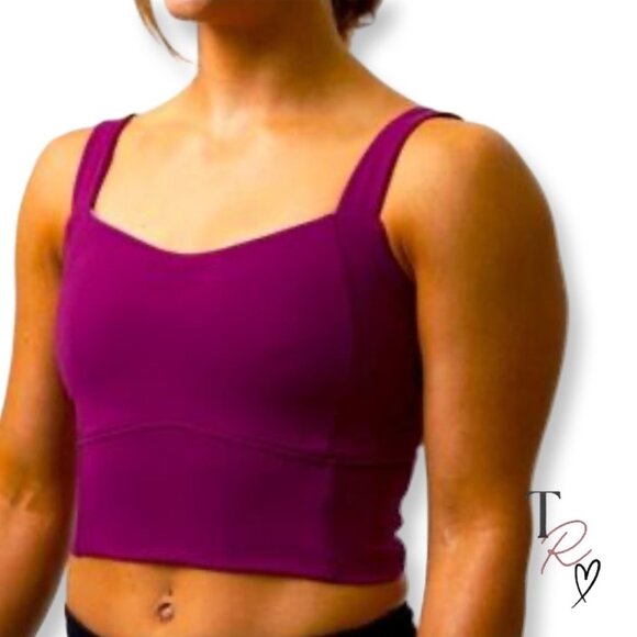 Born Primitive NWOT Extend Longline Sports Bra Crop Top in Magenta Size Medium - Picture 1 of 11